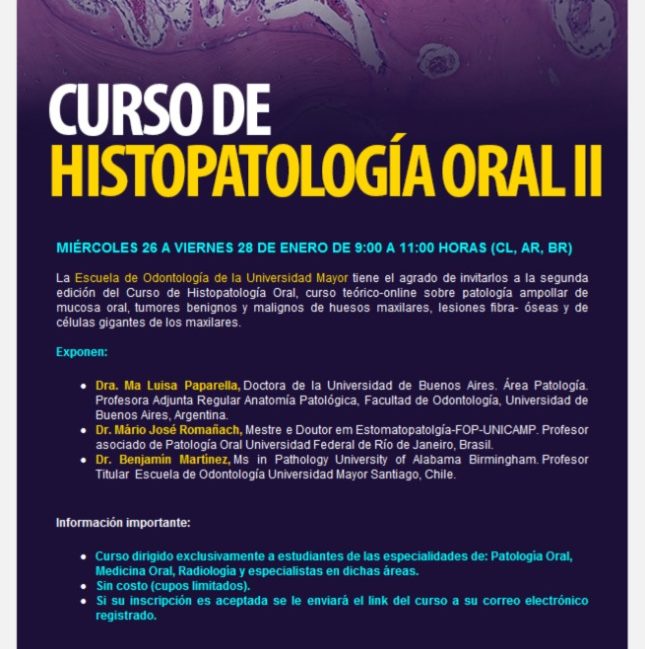 Curso Histopatología Oral II